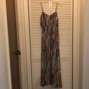 Fancy Maxi Mutli-color and Flowy dress